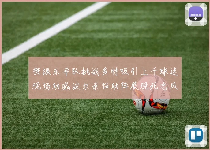 樊振东率队挑战多特吸引上千球迷现场助威波尔亲临助阵展现死忠风采